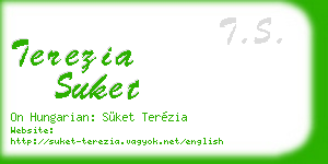 terezia suket business card